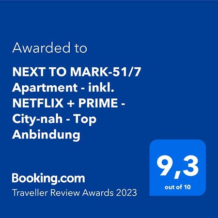 Next To Mark-51/7 Apartment - Inkl. Netflix + Prime - City-Nah - Top Anbindung Bochum Buitenkant foto
